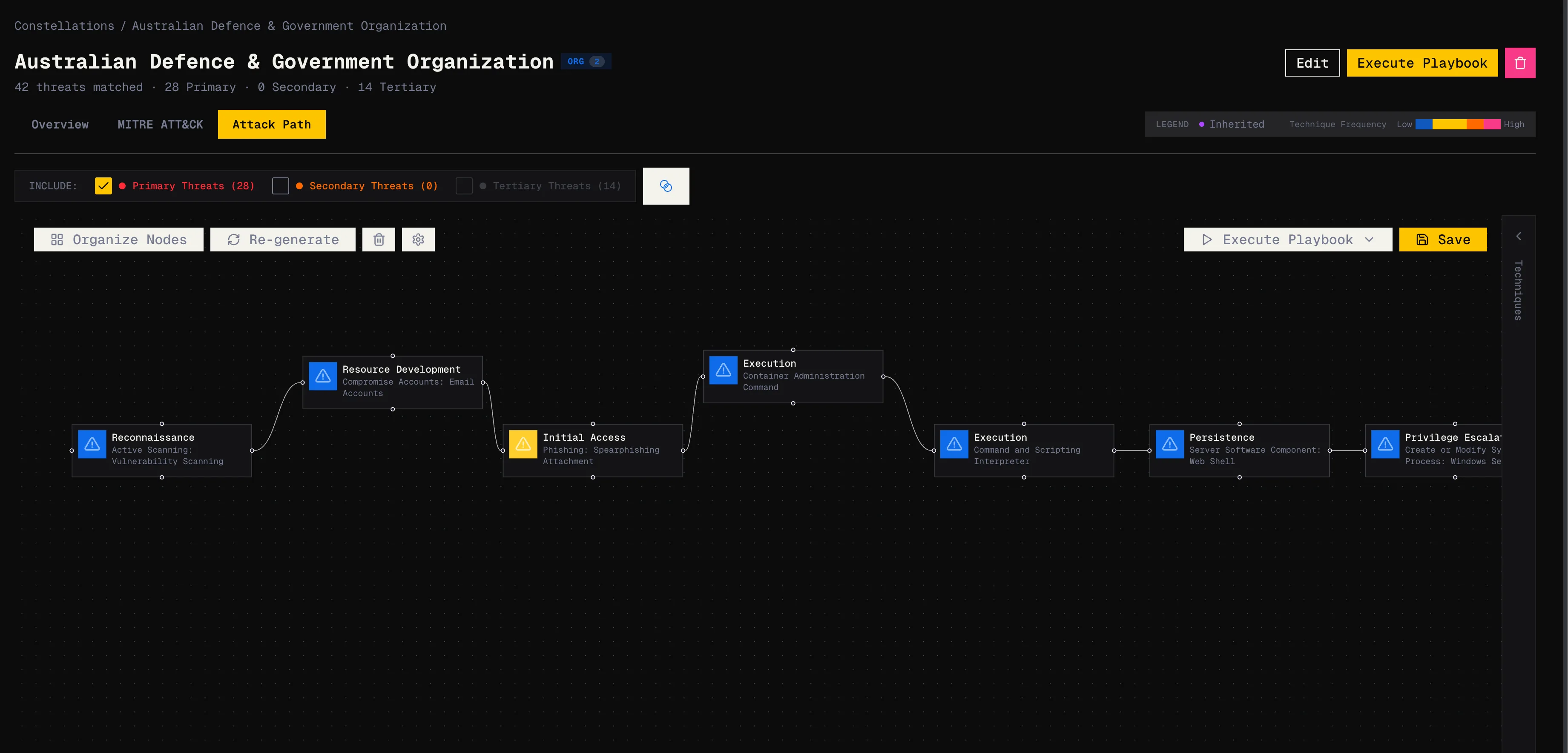 Orion generating agentic playbooks for red and blue team operations